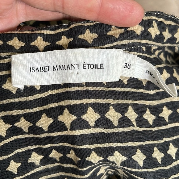 Isabel Marant Etoile Printed lightweight blouse summer staple size 38 Medium - Picture 5 of 6